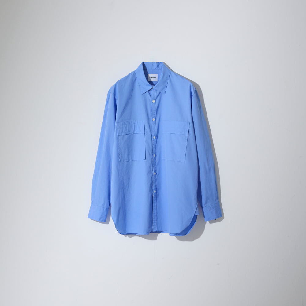 CSH-4 / Wpocket Shirt - Cotton Broad - L.BLU – :colon | コロン