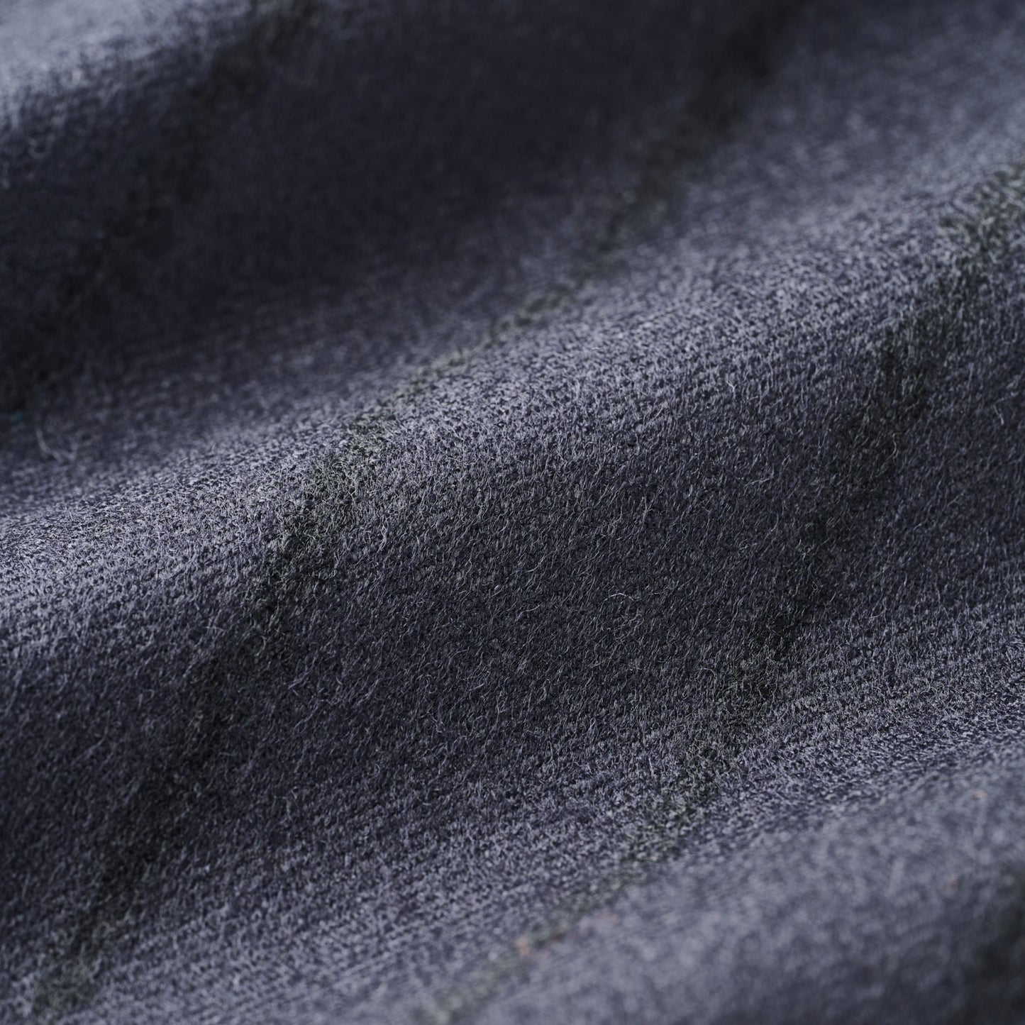 CPT-1 / Boucle Stripe / Navy x Black / 2アウトプリーツ スラックス