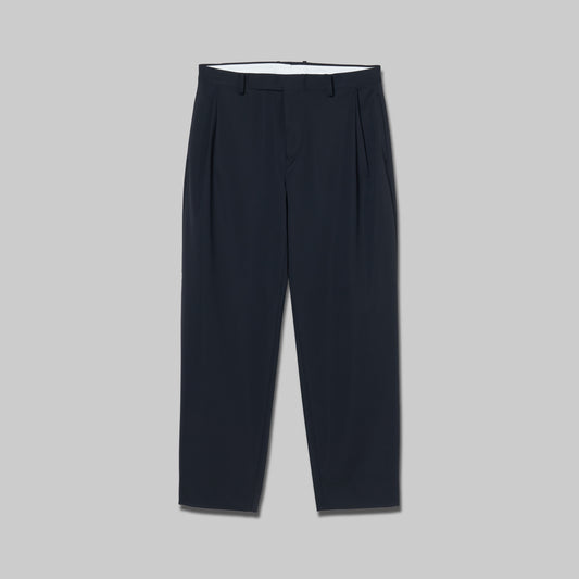 CPT-25 - Stretch Jersey - Black / 変形2アウトプリーツ パンツ