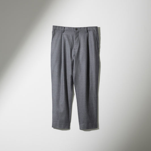 CPT-19/ Back Patch Pocket Pants -Wool Flannel -Grey