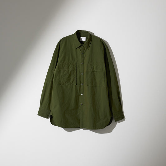 CSH-4 / W Pocket Shirt -60/40 Typewriter -Khaki