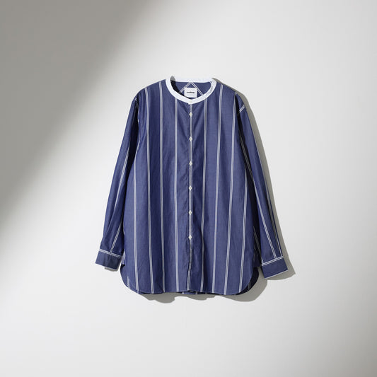 CSH-5/ Henlyneck Shirt -Stripes Clelic -Navy
