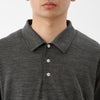 2/72 Wooljersey Poloshirt / Grey