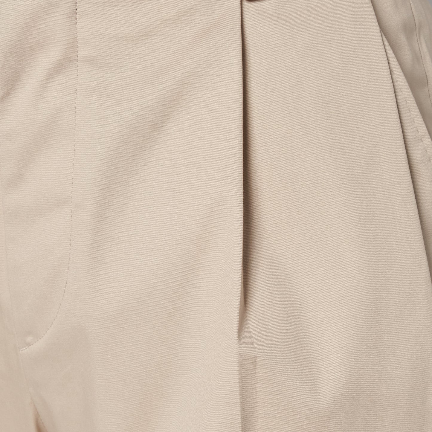 CPT-1 – Stretch Chino – Beige / 2アウトプリーツ スラックス