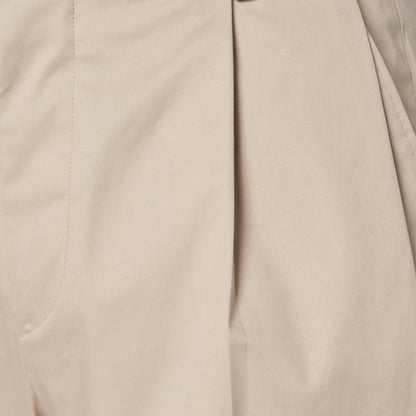 CPT-1 – Stretch Chino – Beige / 2アウトプリーツ スラックス