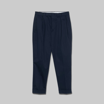 CPT-1 – Stretch Chino – Navy / 2アウトプリーツ スラックス