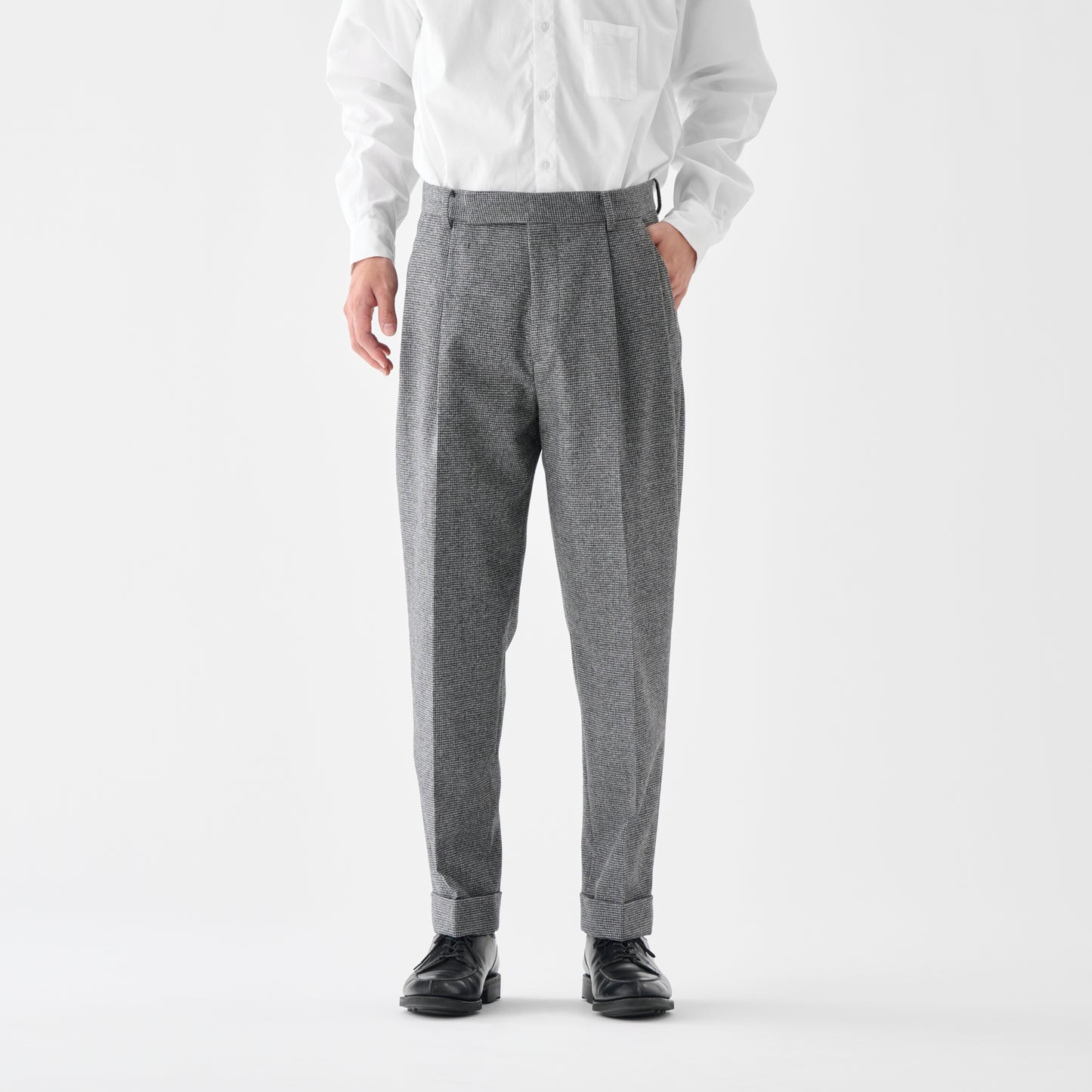 CPT-1  / WNC Flannel / Hound Tooth / 2アウトプリーツ スラックス