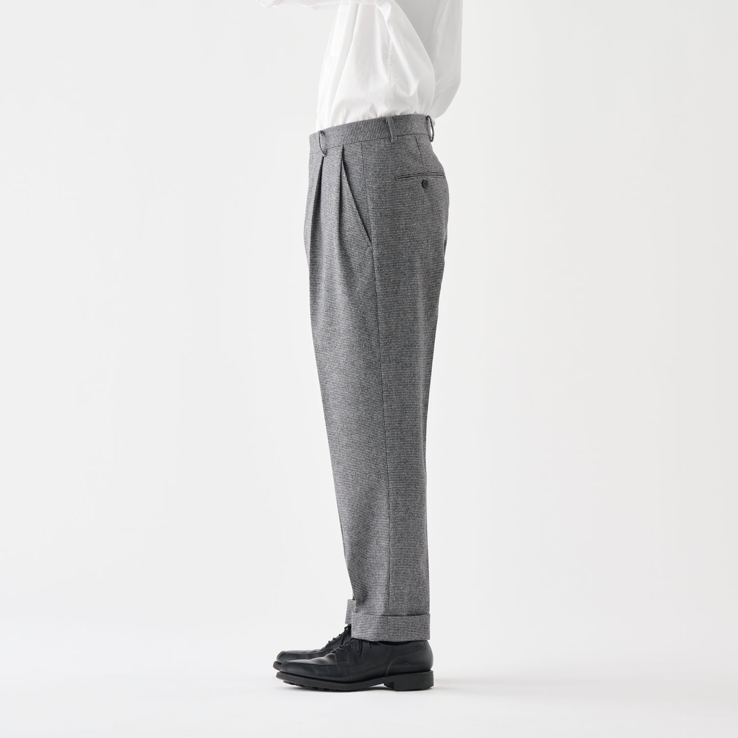 CPT-1  / WNC Flannel / Hound Tooth / 2アウトプリーツ スラックス