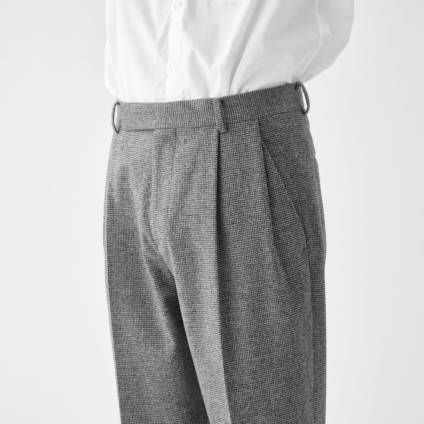 CPT-1  / WNC Flannel / Hound Tooth / 2アウトプリーツ スラックス