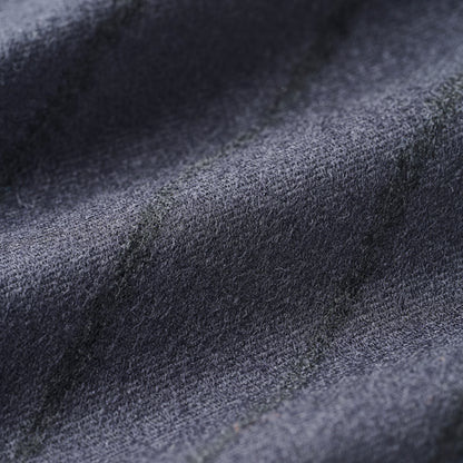 CPT-1  / Boucle Stripe / Navy x Black / 2アウトプリーツ スラックス