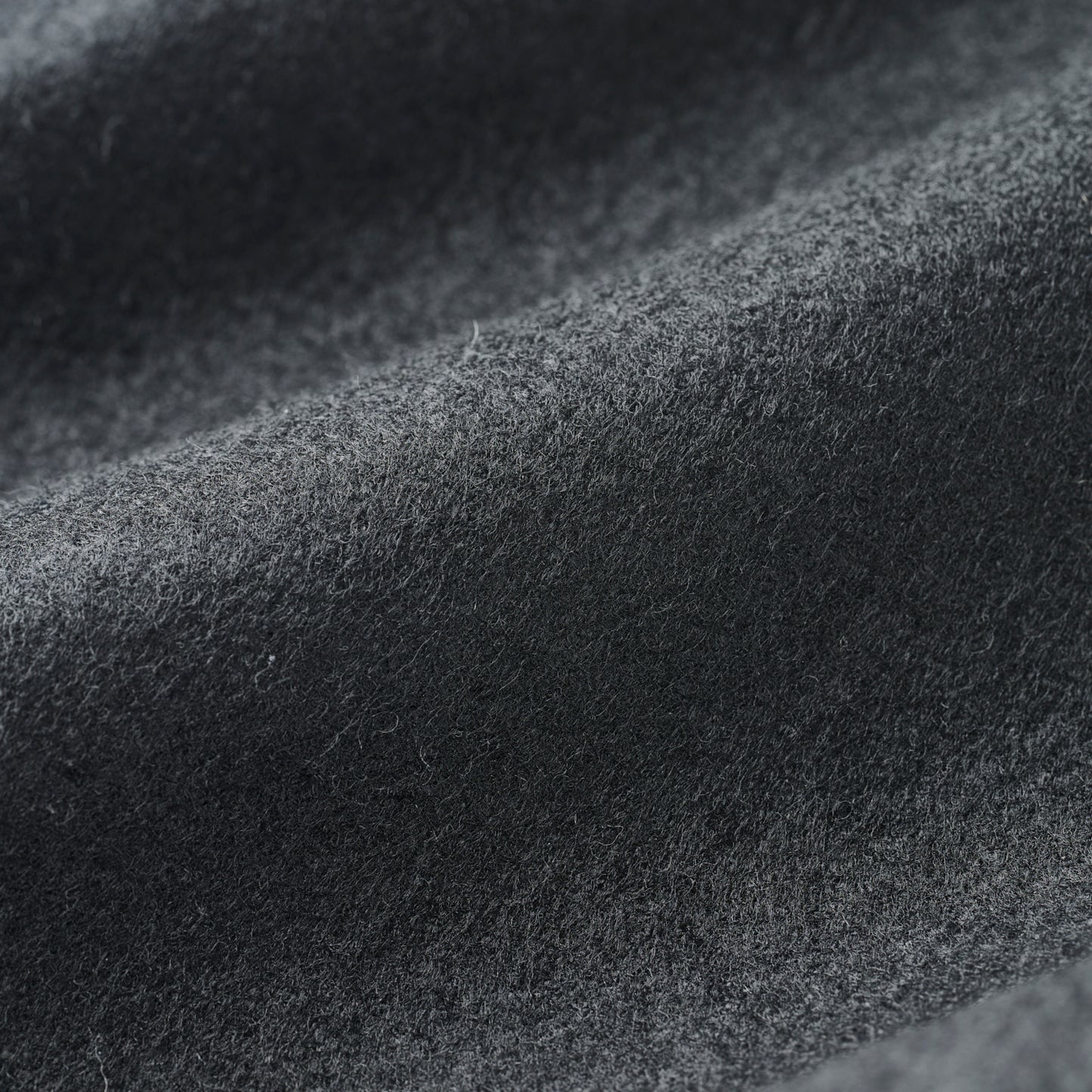 CPT-17  / 2/90 Wool Melton / Black / ボックスプリーツ パンツ