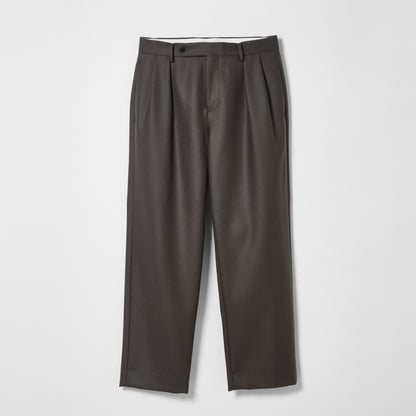 CPT-17  / 2/90 Wool Melton / Grey / ボックスプリーツ パンツ