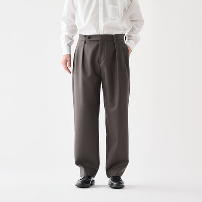 CPT-17  / 2/90 Wool Melton / Grey / ボックスプリーツ パンツ
