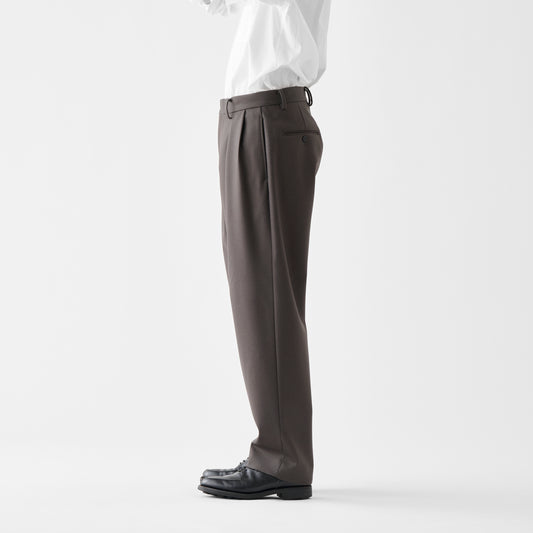 CPT-17  / 2/90 Wool Melton / Grey / ボックスプリーツ パンツ