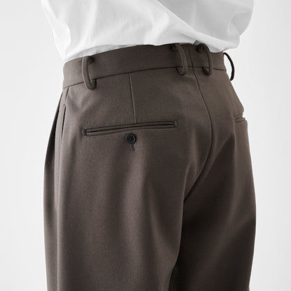 CPT-17  / 2/90 Wool Melton / Grey / ボックスプリーツ パンツ