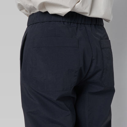 CPT-21 – Nylon Taffeta – Black / プレーンフロント イージーパンツ