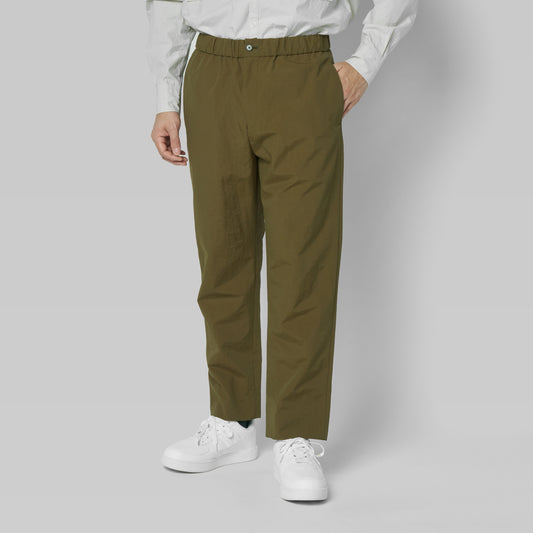 CPT-21 – Nylon Taffeta – Khaki / プレーンフロント イージーパンツ