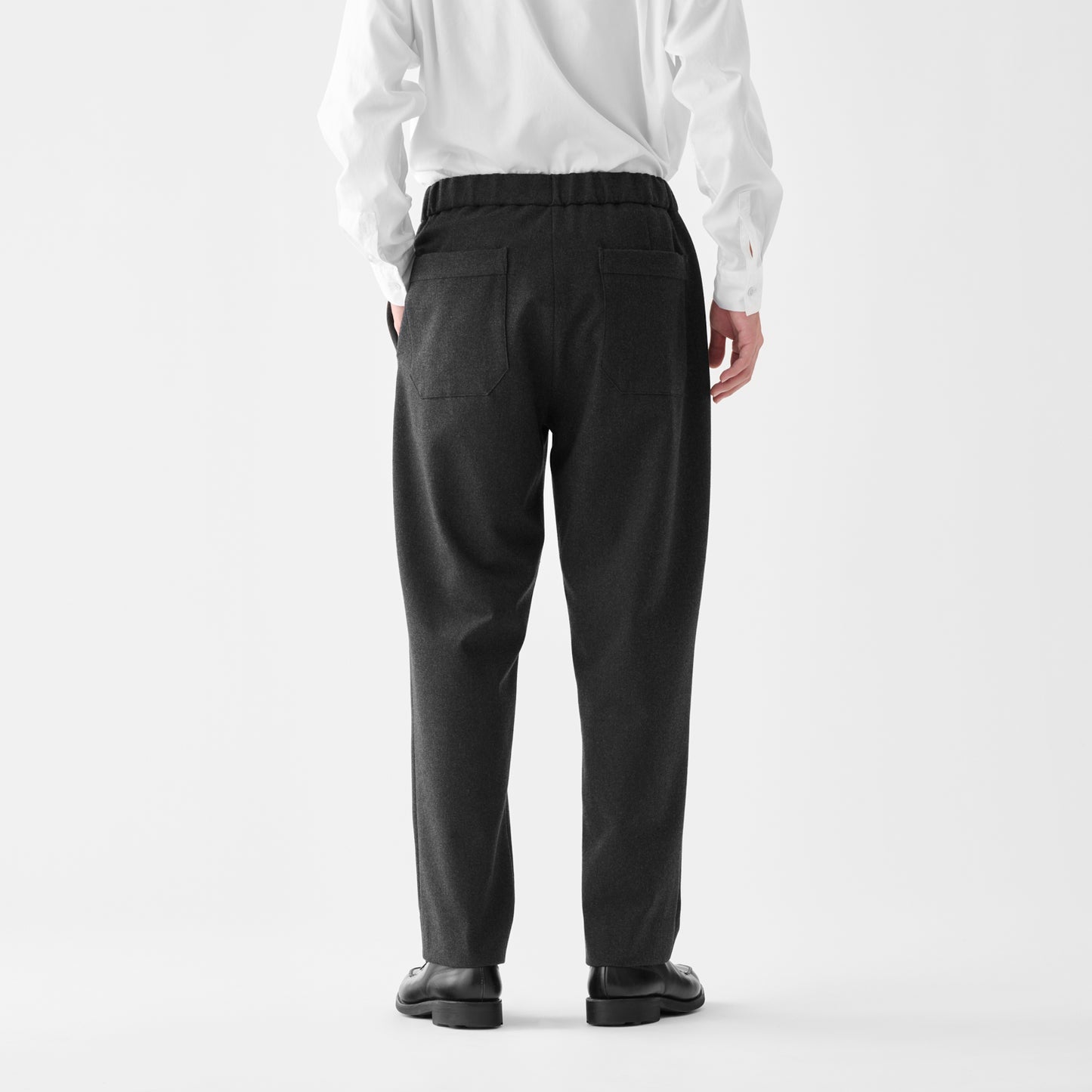 CPT-21 / 30/2 PRP / D.Grey / プレーンフロント イージーパンツ