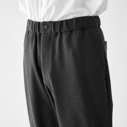 CPT-21 / 30/2 PRP / D.Grey / プレーンフロント イージーパンツ