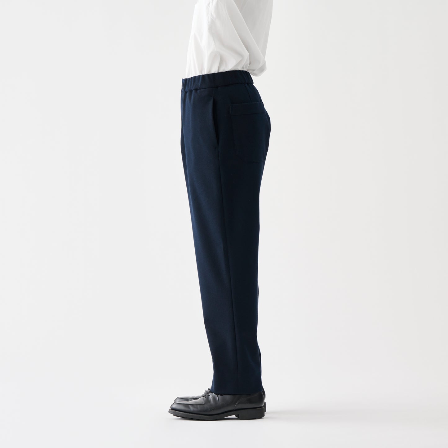 CPT-21 / 30/2 PRP / Navy / プレーンフロント イージーパンツ