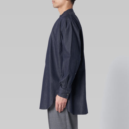 CSH-1 – 4oz Light Denim – Navy / 1インプリーツ　ロングシャツ