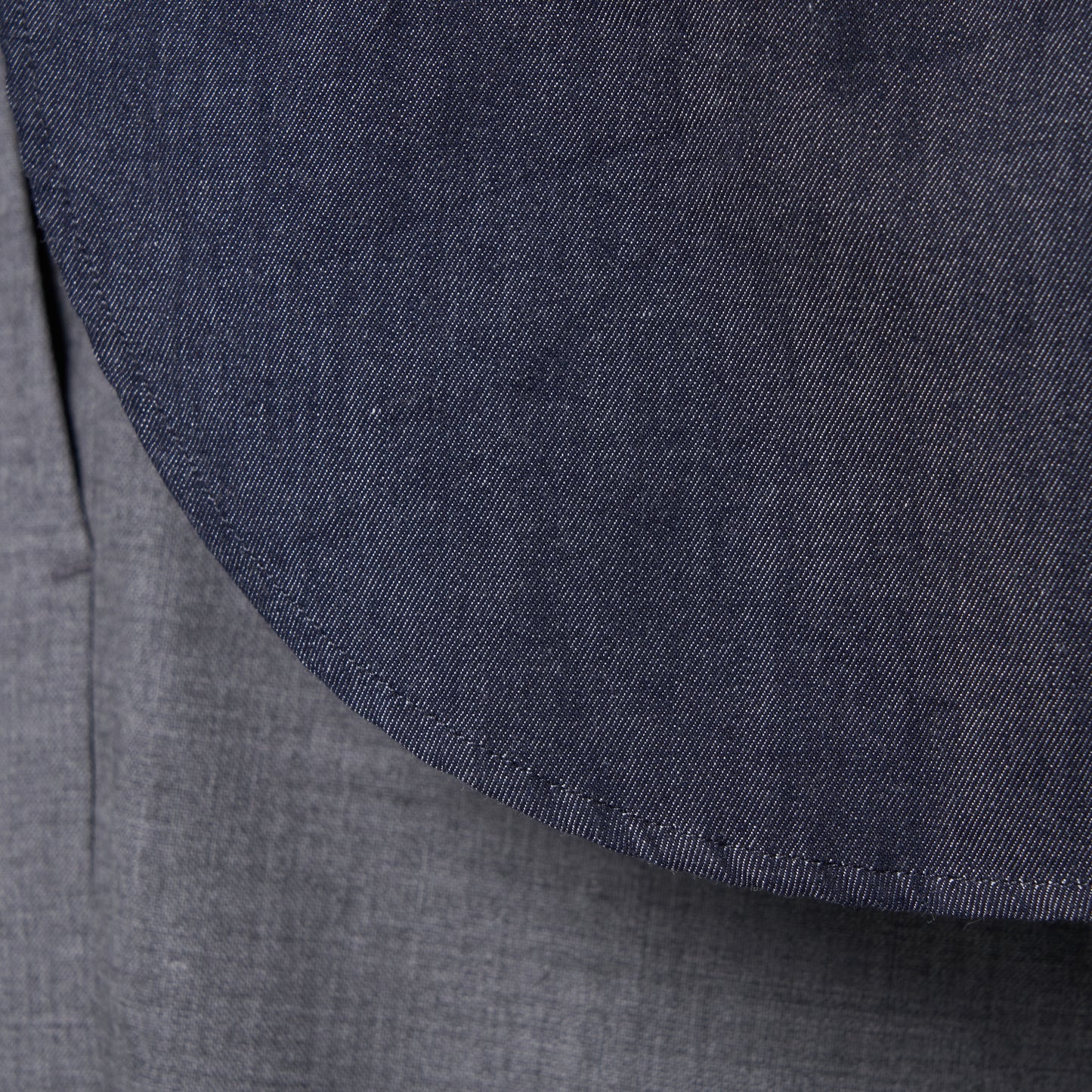 CSH-1 – 4oz Light Denim – Navy / 1インプリーツ　ロングシャツ