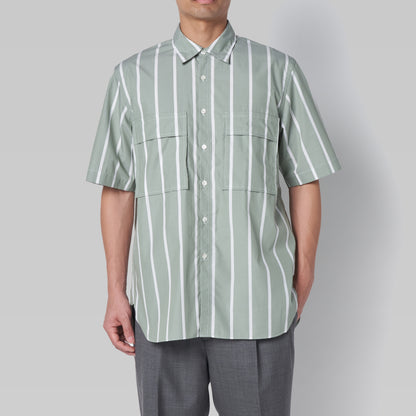 CSH-15 - Easy Care Cotton Broad - Easy Care Cotton Broad / ショートスリーブ ダブルポケットシャツ