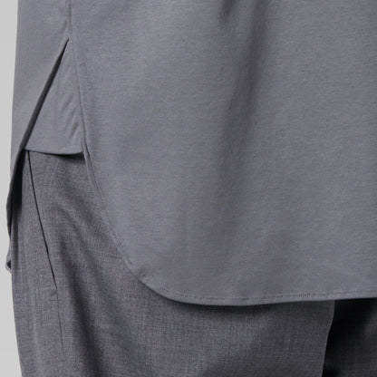 CSH-15 - Cotton Smooth - Grey / ショートスリーブ ダブルポケットシャツ