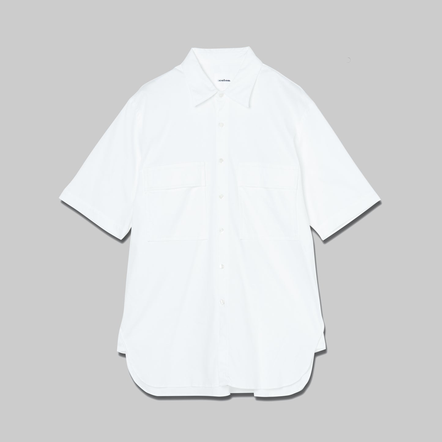 CSH-15 - Cotton Smooth - White / ショートスリーブ ダブルポケットシャツ