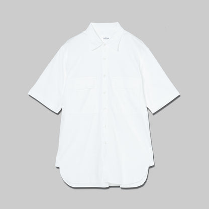 CSH-15 - Cotton Smooth - White / ショートスリーブ ダブルポケットシャツ