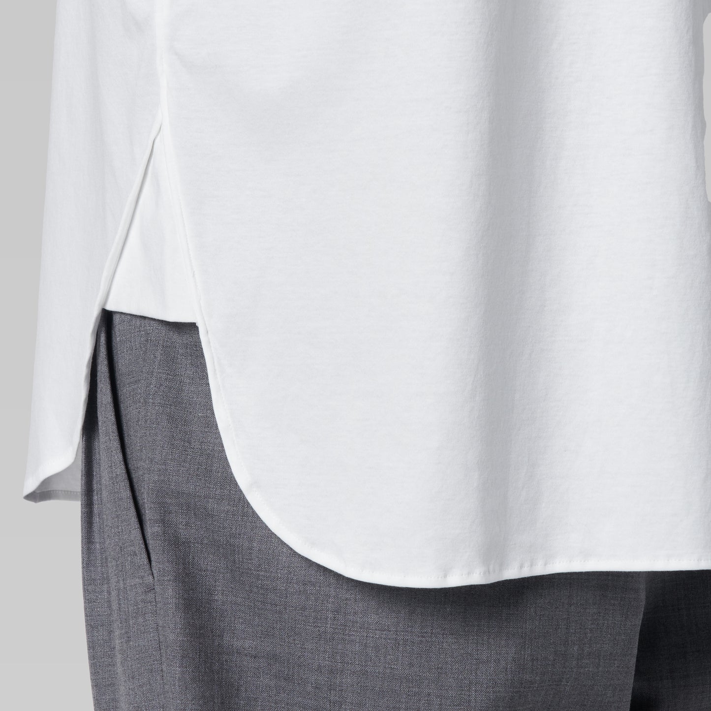 CSH-15 - Cotton Smooth - White / ショートスリーブ ダブルポケットシャツ