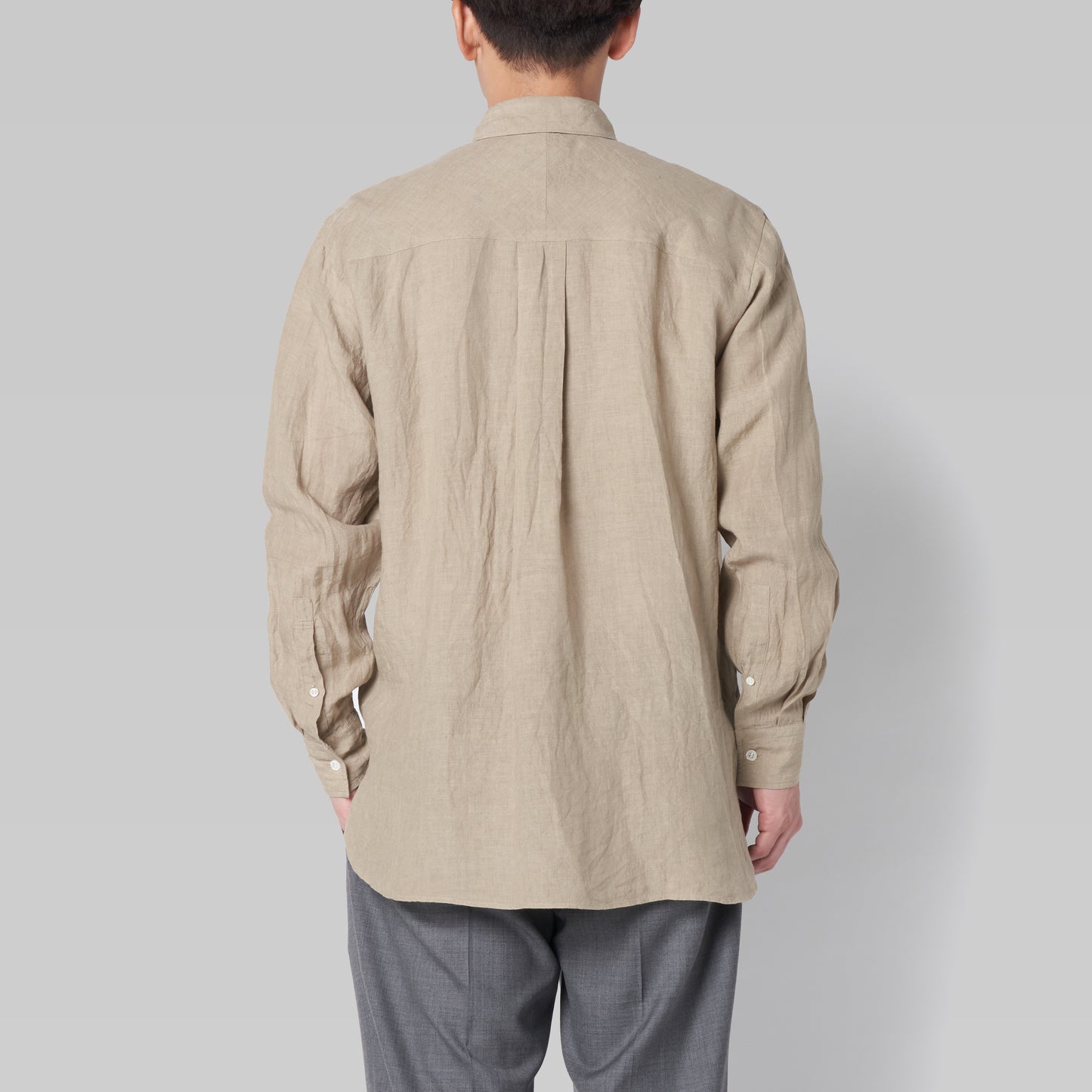 CSH-4 – 1/60 Linen Cloth – Biege / ダブルポケット シャツ