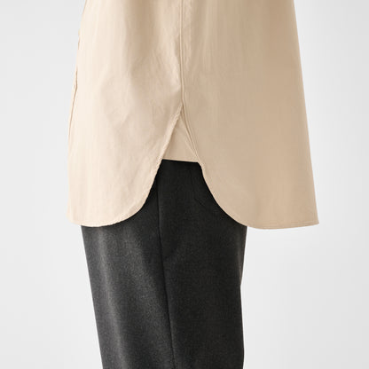 CSH-4 / American Cotton Twill / Beige / ダブルポケット シャツ