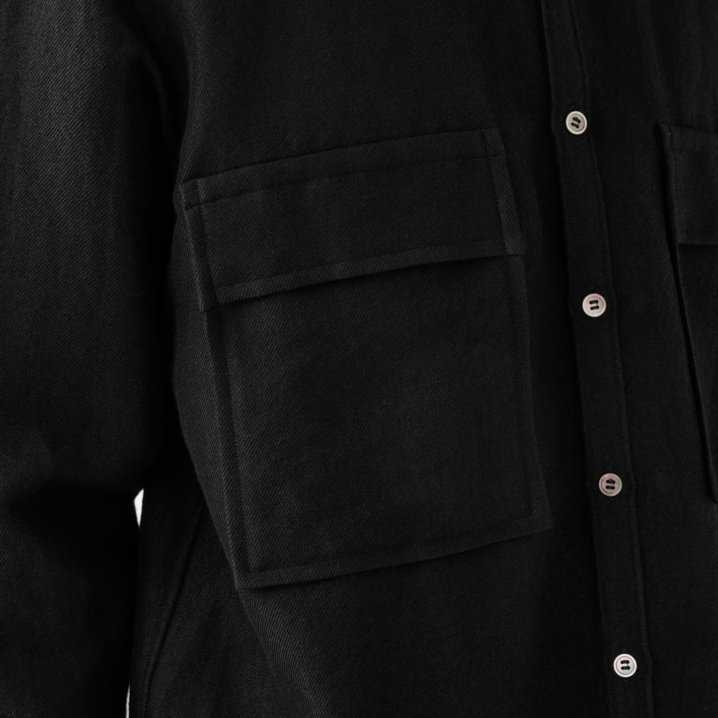 CSH-4 / WL Tumbler / Black / ダブルポケット シャツ