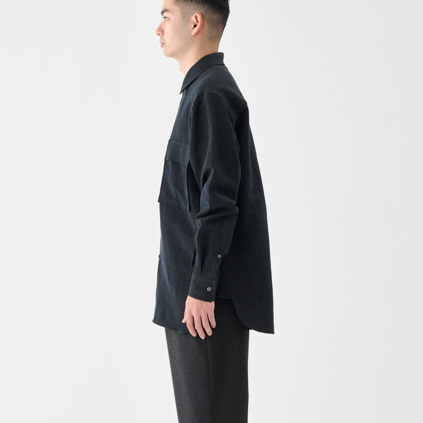 CSH-4 / WL Tumbler / D.Grey / ダブルポケット シャツ