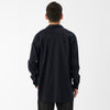 Cotton Smooth Modified Skipper Shirt / Navy