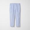 Finx Cotton Cordlane Easy Trousers / White x Blue
