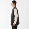 Wool Calmskin Vest / Grey
