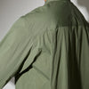 CSH-18 / W Pocket Standcollar Shirt -CN Typewriter -LT.Green