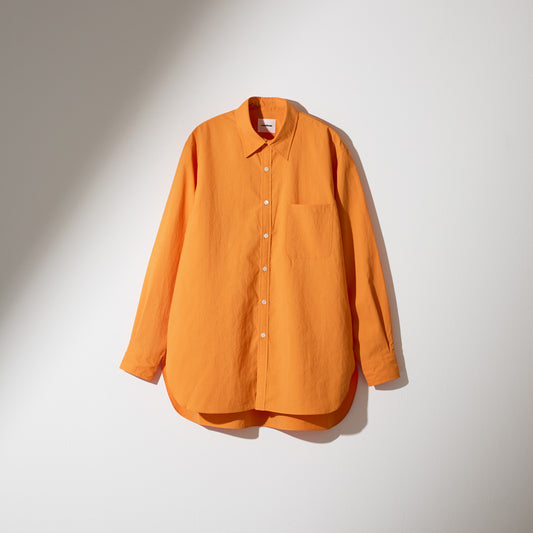 CSH-21/ Single Pocket Longshirt -PE Typewriter -Orange