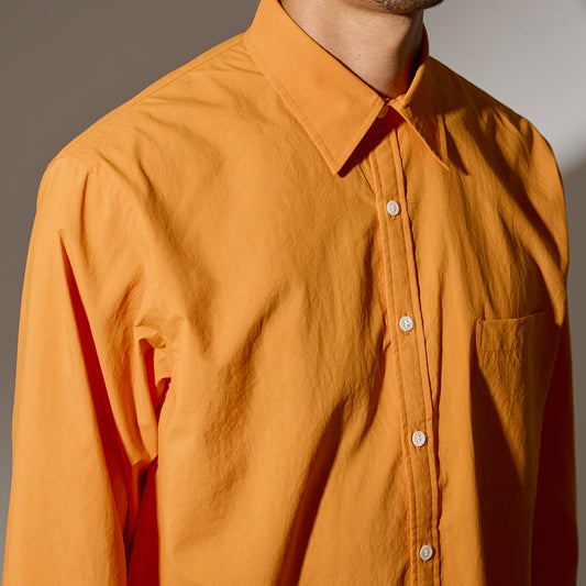 CSH-21/ Single Pocket Longshirt -PE Typewriter -Orange