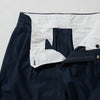 CPT-17/ Box-Pleats Pants -Cotton Moleskin -Navy