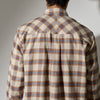 CSH-4 / W Pocket Shirt -Cotton Check Flannel -Beige