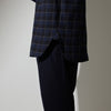 CSH-4 / W Pocket Shirt -Cotton Check Flannel -Navy