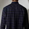 CSH-4 / W Pocket Shirt -Cotton Check Flannel -Navy