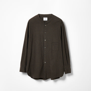 【26AW】CSH-32 British Check Cotton Flannel / Khaki×Navy