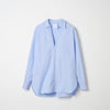 Cotton Broad Modified Skipper Shirt / Sax