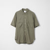 Cotton Silk Twill Double Pocket Shirt / Khaki