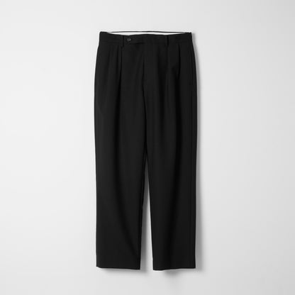 CPT-17  / Wool Clamskin / Black / ボックスプリーツ パンツ