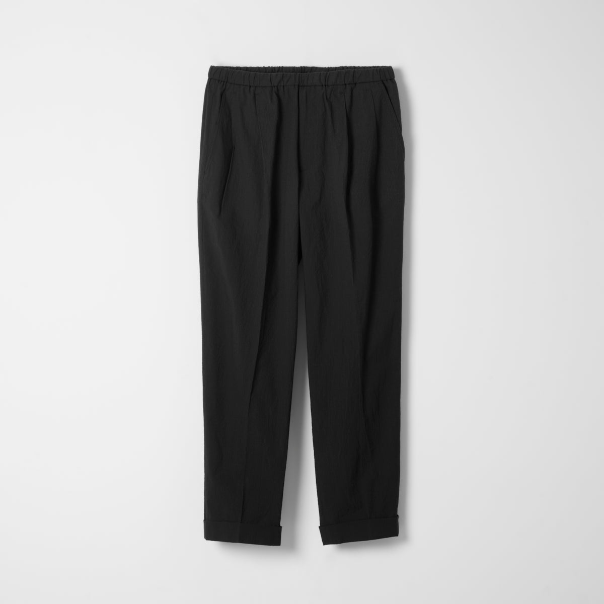 Finx Cotton Cordlane Easy Trousers / Black